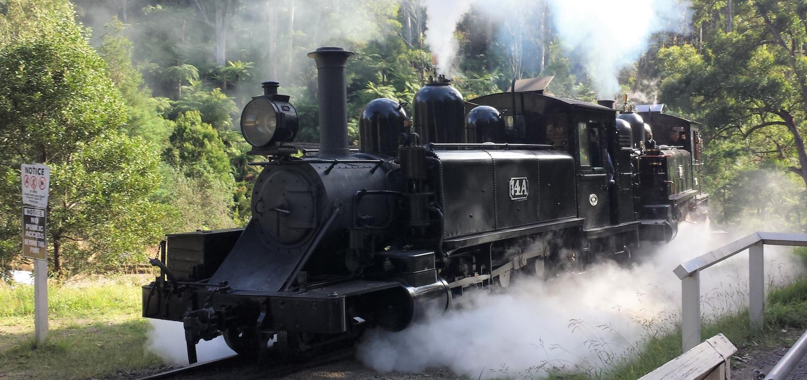 20180222_095752_Puffing Billy_14A (oil-fired) + 8A_2018_02_22_Photo Roger Waller_1600Hero_Roger_Edit_